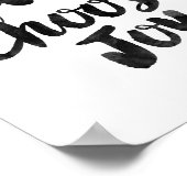 今日は悦びを選ぶ ポスター (角)