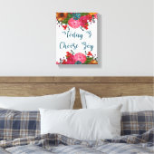 今日は悦びを選ぶ |感動的 | キャンバスプリント (インサイチュ (寝室))