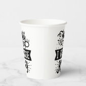 今日は悦びを選ぶ 紙コップ (右)