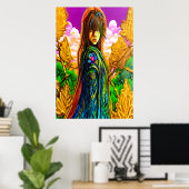 今日は悲しいばかりだ | AIアートポスター ポスター (ホームオフィス)