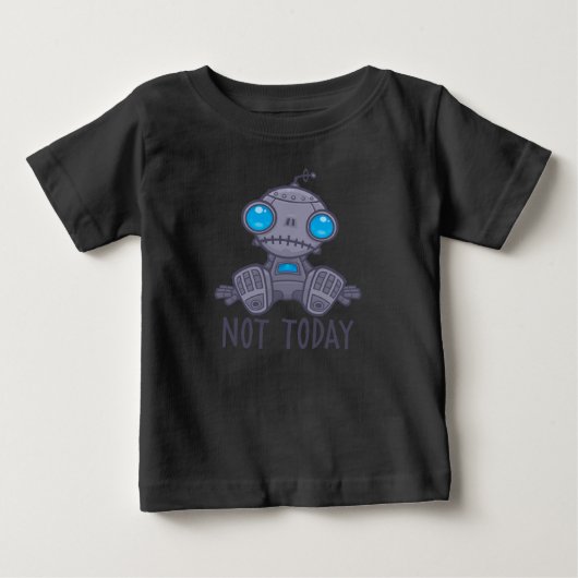 今日は悲しくないロボット ベビーTシャツ (正面)