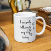 今日は愛犬の愛犬の愛犬の愛犬の手 コーヒーマグカップ