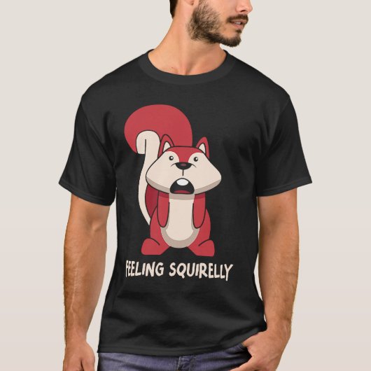 今日は感じ小動物リス Tシャツ (正面)