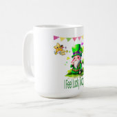 今日は感じ運が良い – St.パトリックの日ラッキーデシング コーヒーマグカップ (正面左)