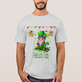 今日は感じ運が良い – St.パトリックの日ラッキーデシング Tシャツ
