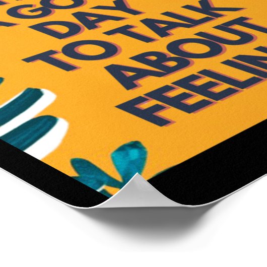 今日は感覚 ポスター (角)