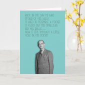 『今日は戻る』 カード (黄色い花)