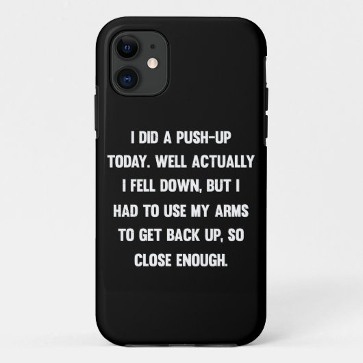 今日は押し上げちゃった。実は落ちちゃった… Case-Mate iPhoneケース (裏面)
