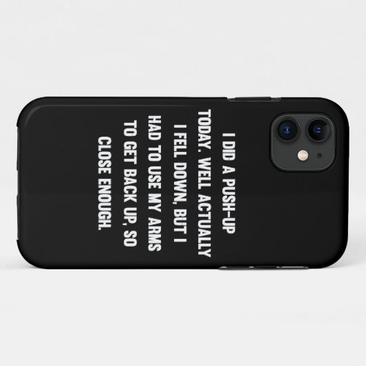 今日は押し上げちゃった。実は落ちちゃった… Case-Mate iPhoneケース (裏面(横))