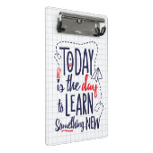 今日は新しい何かを学ぶ日です ミニクリップボード (アングル)