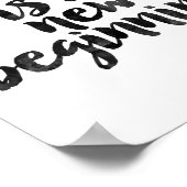 今日は新しい始まりだ ポスター (角)