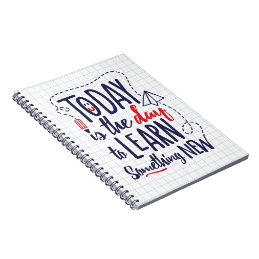 今日は新しい学日だ ノートブック (右側)