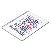 今日は新しい学日だ ノートブック (左側)