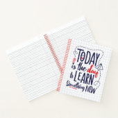今日は新しい学日だ ノートブック (内部)