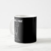 今日は新しい工具なし 工具好きのための面白いデザイン コーヒーマグカップ (正面左)