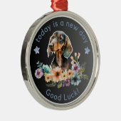 今日は新しい日だ メタルオーナメント (右)