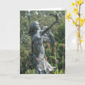 今日は新しい日です カード (黄色い花)