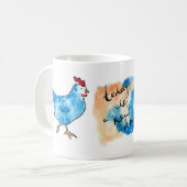 今日は新しい日です コーヒーマグカップ (正面左)