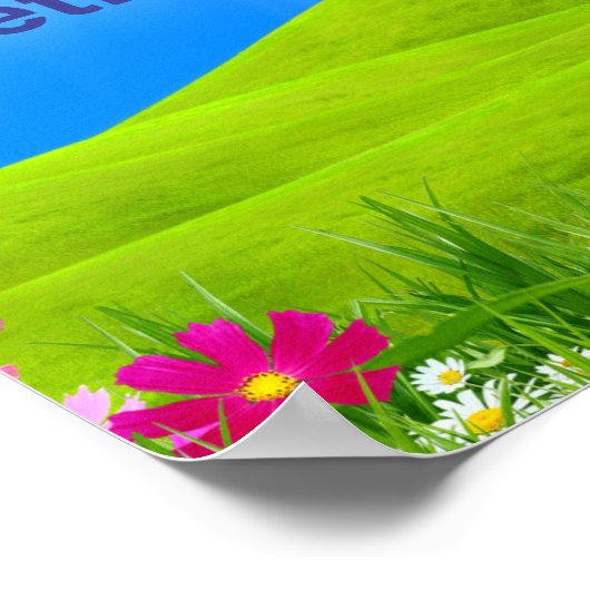 今日は新し素晴らしいポスタ学ーの日だ ポスター (角)