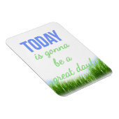 今日は日の磁石素晴らしになやる気を起こさせるる マグネット (右側)