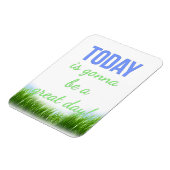 今日は日の磁石素晴らしになやる気を起こさせるる マグネット (左側)