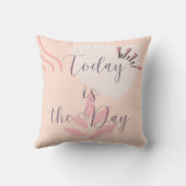 今日は日 クッション (裏面)