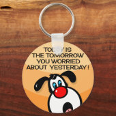 今日は明日だ キーホルダー (正面)