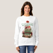 今日は本を書く日だ読けだ スウェットシャツ (正面フル)