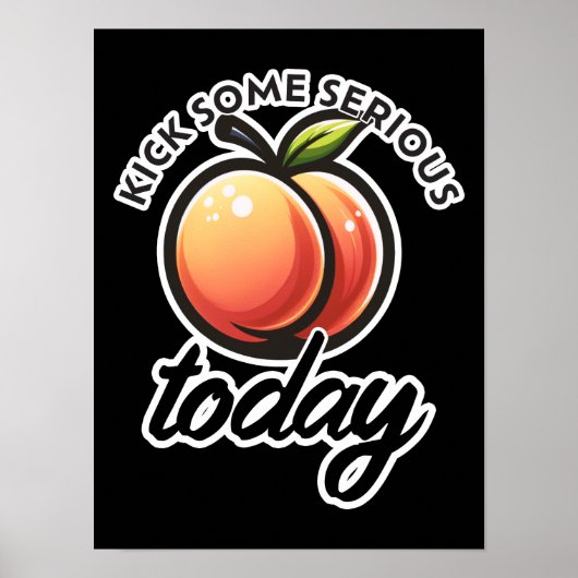 今日は本気でやるぞ Peach Booty 強いお尻を手に入れよう ポスター (正面)
