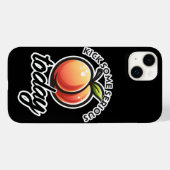 今日は本気でやるぞ Peach Booty 強いお尻 Case-Mate iPhoneケース (裏面 (横))