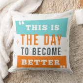 今日は枕が上だ クッション (ブランケット)