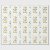 今日は果敢に信義を貫く ラッピングペーパー (フラット)