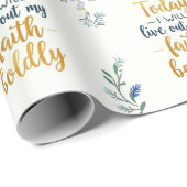 今日は果敢に信義を貫く ラッピングペーパー (ロールコーナー)