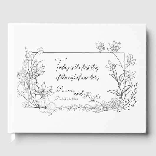 今日は残りの人生の初日だ ゲストブック (正面)