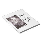 今日は気の毒だ(地質学のユーモアは素晴らしい一日を持っている) ノートパッド (アングル)