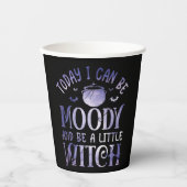 今日は気分屋で小さな魔女になれる 紙コップ (正面)