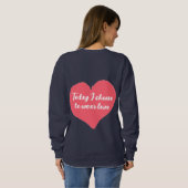 今日は汗シャツが大好き衣服を選ぶ スウェットシャツ (裏面フル)