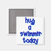 今日は泳ぐ人を抱く マグネット (正面/裏面)