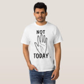 今日は無理な気分ハンド Tシャツ (正面フル)