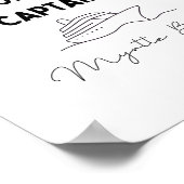 今日は無理よ キャプテンクルーズ マートル サウスカロライナ ポスター (角)