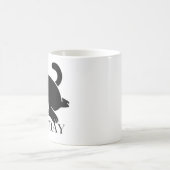 今日は無理マグ ユニークなコーヒーマグ 猫好きのためのユーモアマグ コーヒーマグカップ (中央)
