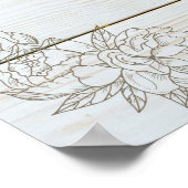 今日は牡丹クリスチャンフレームアートテレビ ポスター (角)