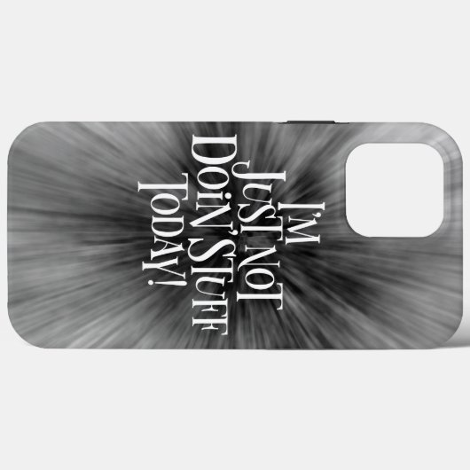 今日は物しない Case-Mate iPhoneケース (裏面 (横))