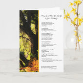 今日は特別…誕生日 カード (黄色い花)