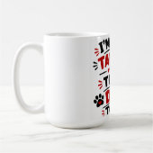 今日は犬にだけ話しかける コーヒーマグカップ (左)