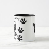 今日は犬にだけ話しかける マグカップ (中央)