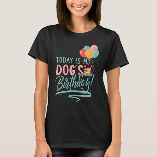 今日は犬の誕生日 Tシャツ (正面)