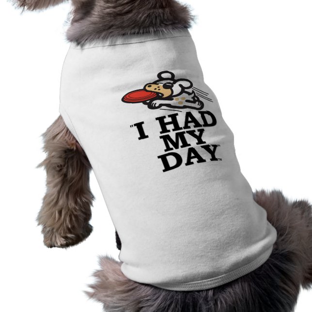 「今日は犬のTシャツ ペット服 (裏面)