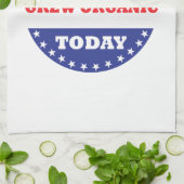 今日は生まオーガニックれた キッチンタオル (折り畳み)