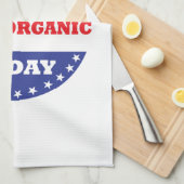 今日は生まオーガニックれた キッチンタオル (四つ折り)